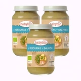 Babybio Menu Tradition Lachs, Packung 3 x 200 Gramm
