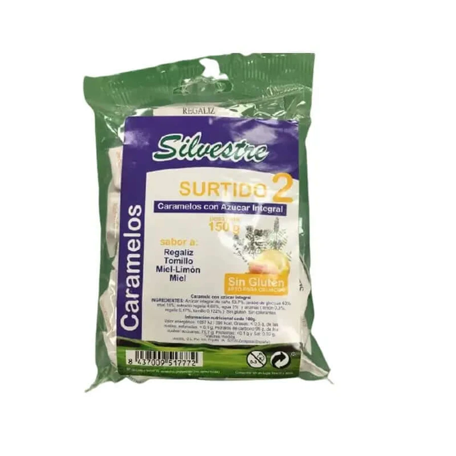 Silvestre Assorted Candies Nº2 Sugar Cane Sugar 150Gr