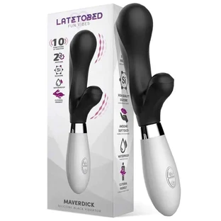 Latetobed Vibrator silicon negru Model 1