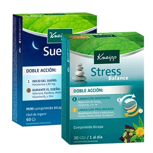 Kneipp Pack Kneipp Sleep Complet, 60 comprimés + Kneipp Stress Balance, 30 comprimés
