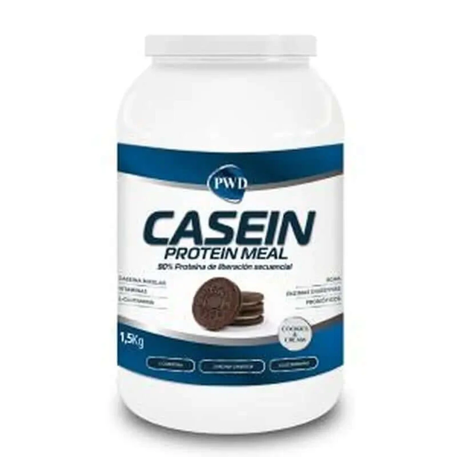 Pwd Repas Protéiné à la Caséine Cookie - Crème 1,5Kg