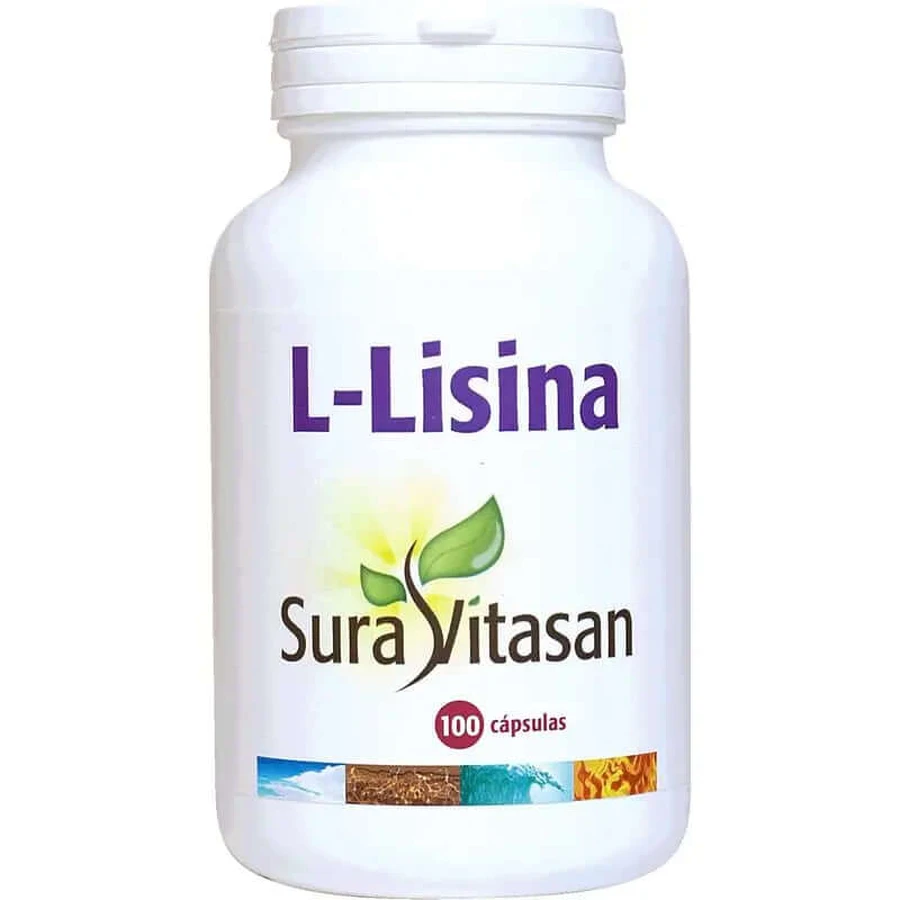 Sura Vitasan L Lysine , 100 gélules de 500 mg