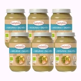 Babybio Menu Tradition Lachs, Packung 6 x 200 Gramm