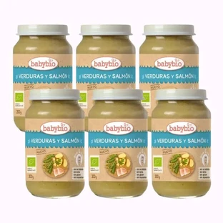 Babybio Menu Tradition Zalm, verpakking 6 x 200 gram