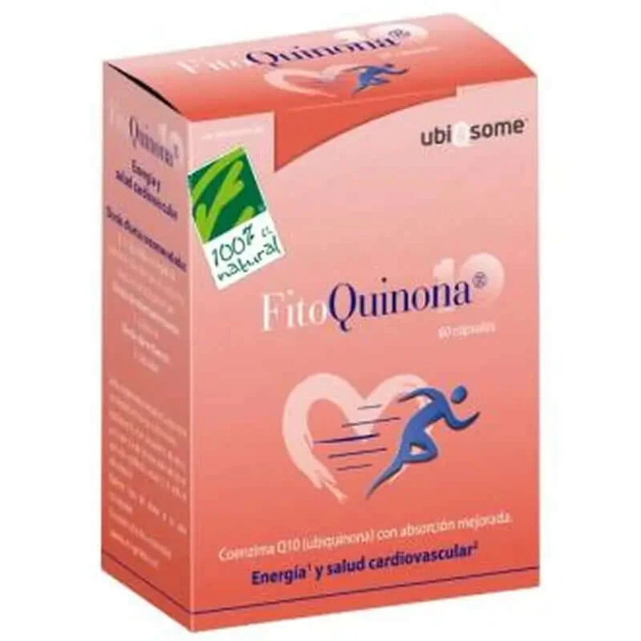 Cent pour cent naturel Phytoquinone 10 60 Capsules