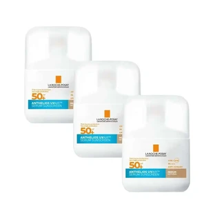 La Roche Posay Anthelios Uvair Zonneserum Spf50+ Getint Medium , 3X50 Ml