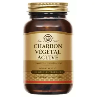 Solgar Carbón Activado 300mg, 100 Cápsulas