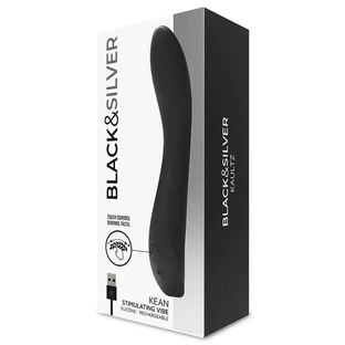 Black&Silver Kean Touch Control Vibrator