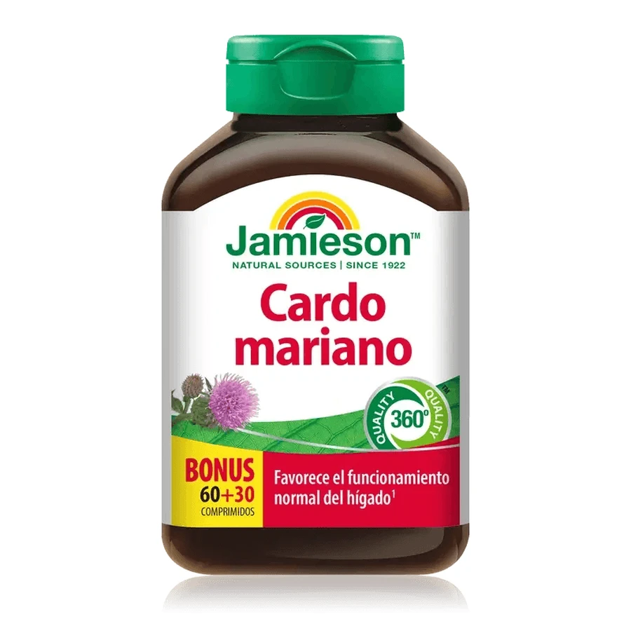 Jamieson Cardo Mariano 450Mg , 90 comprimidos
