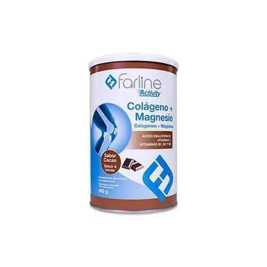 Farline Collagène + Magnésium Goût Cacao, 400 g