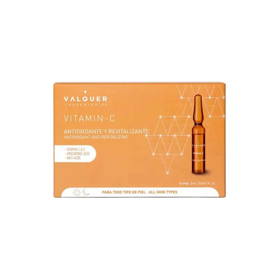 Valquer Hautpflege Vitamin-C Ampullen, 5 x 2 ml