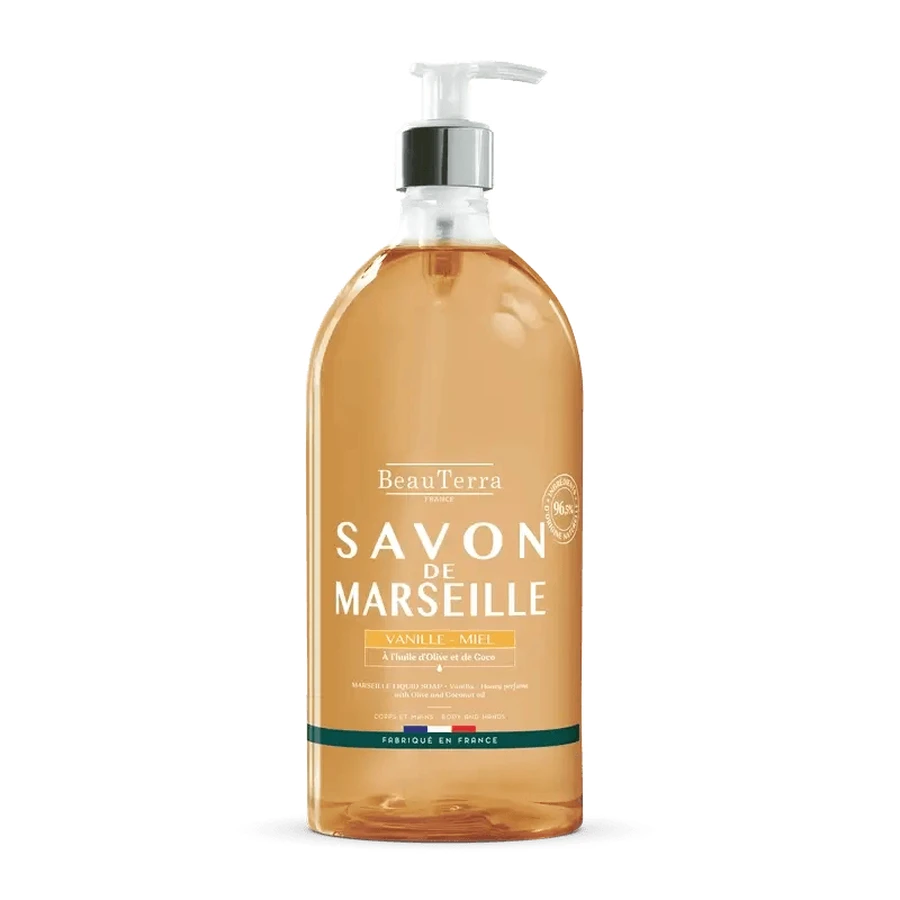 Beauterra Marseille Zeep Vanille & Honing , 1000 ml