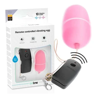 Online Vibrerend Ei met Afstandsbediening - Roze