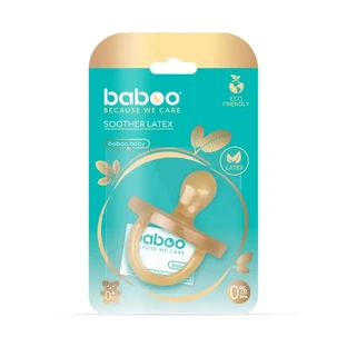 Baboo Chupete Redondo Látex, 0+ Meses