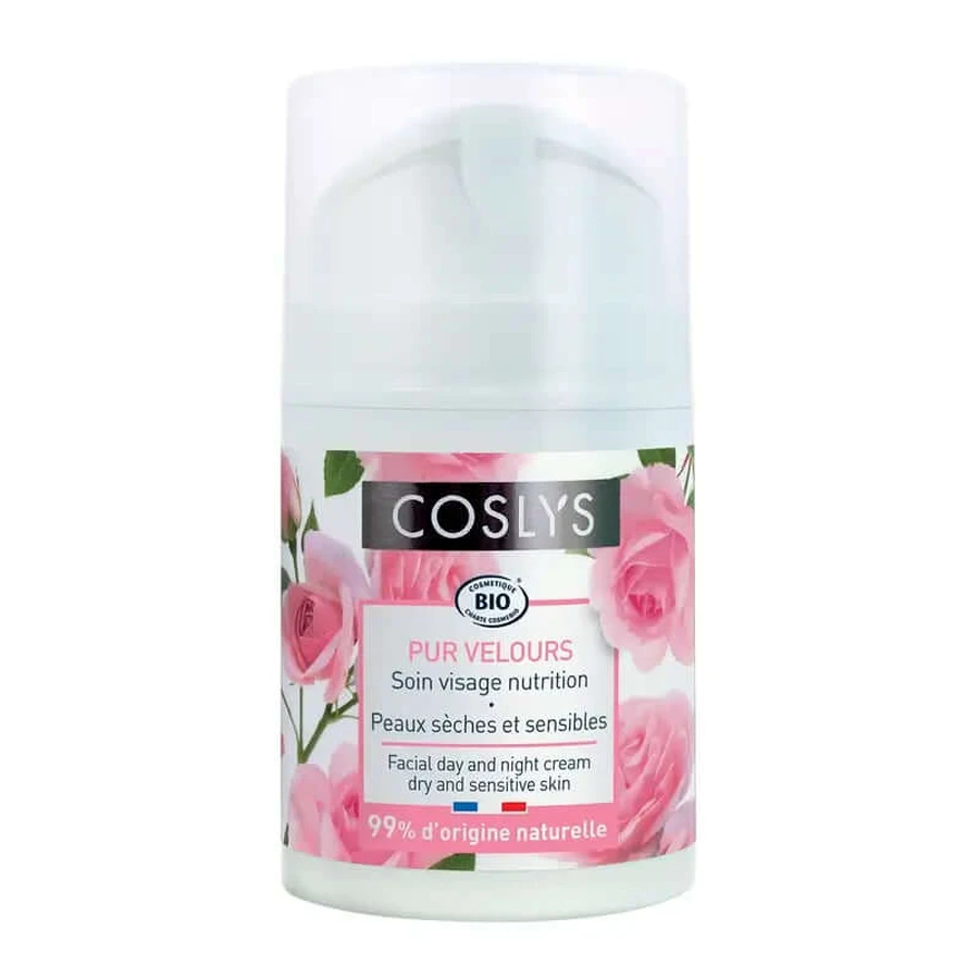 Coslys Droge Huid Dagcrème Met Rozen, 50 ml