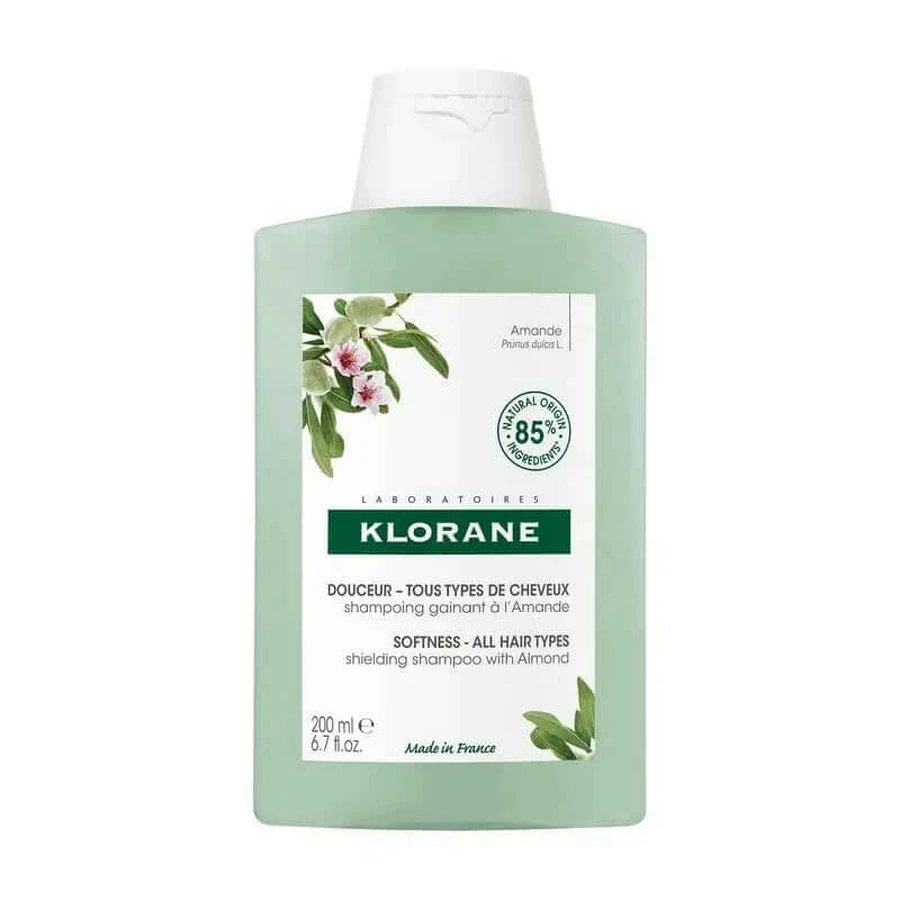 Klorane Strengthening Shampoo With Almond, 200 Ml - All Hair Types