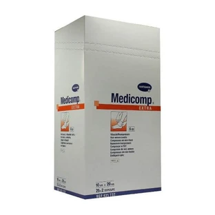 Tampons Medicomp Extra stériles, 10x20 cm (421737), 25 pièces, Hartmann