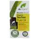 Huile pure d'arbre à thé Dr. Organic Tous types de peau, 10 ml
