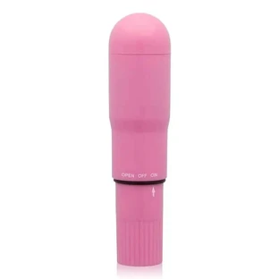 Glossy Pocket Vibrator Intense Pink