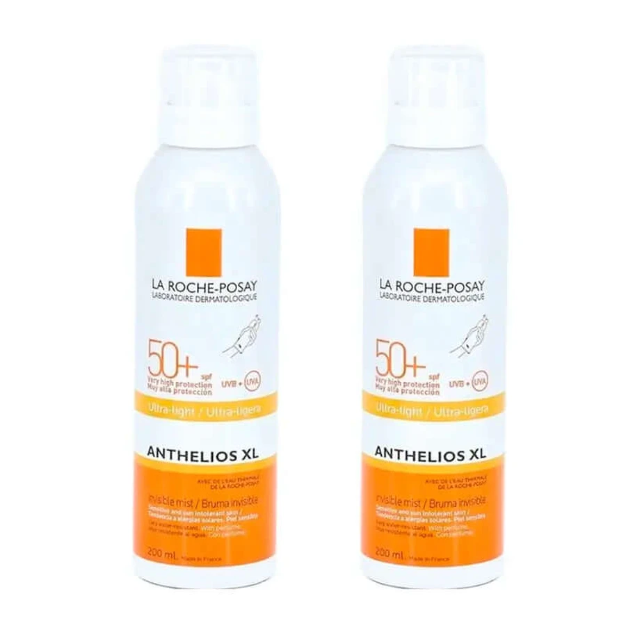 La Roche Posay Duplo Anthelios Xl Bruma Invisible Spf 50+, 2 X 200 Ml