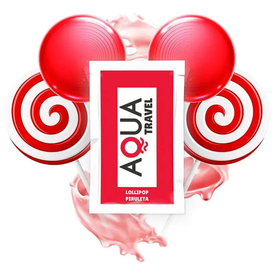 Aqua Travel Lubricant Water Based Lubricant Lollipop Flavor- 6 Ml