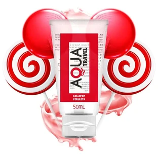 Aqua Travel L Lubricant Lubrifiant à base d'eau aromatisé à la sucette - 50 Ml