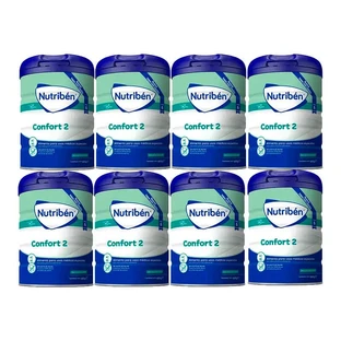 Nutribén Confort 2 Milch Fortsetzung, 8 x 800 Gramm