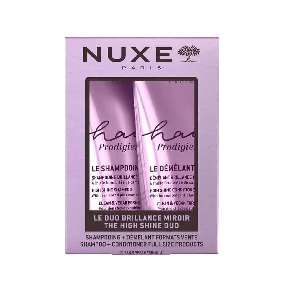 Nuxe Hair Prodigieux® Dúo Brillo Sublime Champú 200Ml Y Acondicionador 200Ml