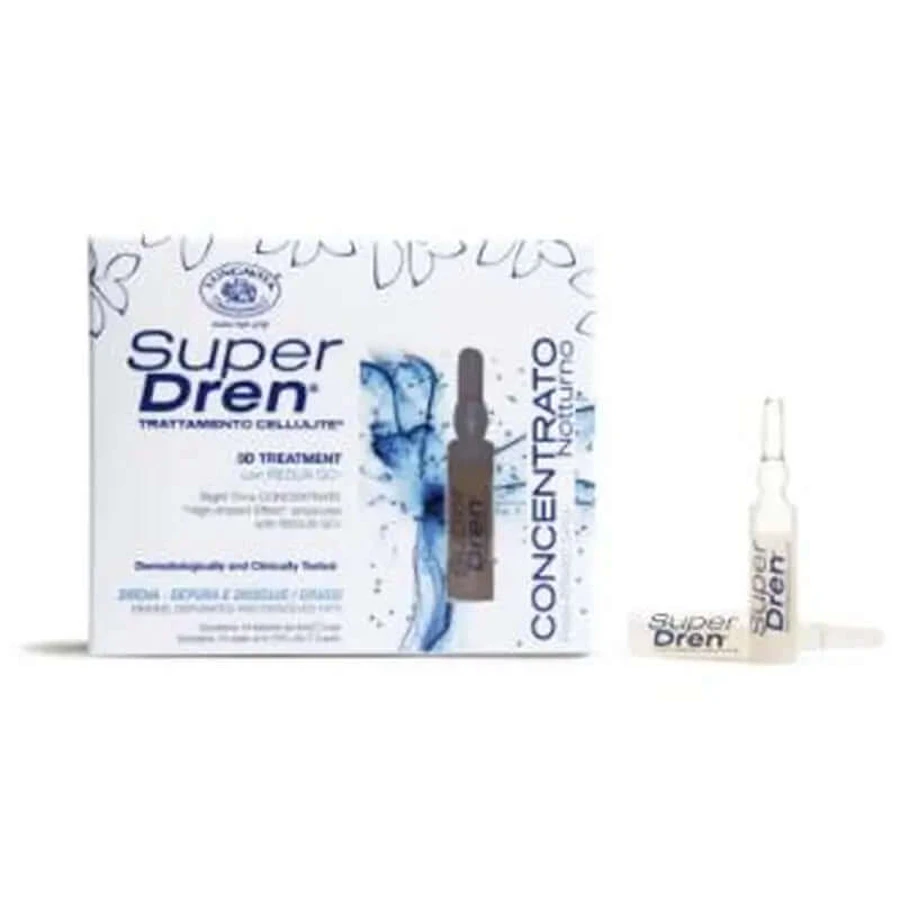 Bottega Di Lungavita Super Dren Geconcentreerde Nacht Ampullen 14Amp