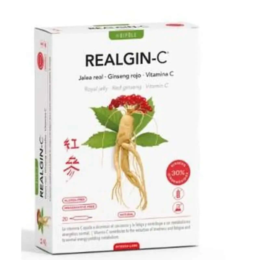 Bipole Bipole Realgin C (Royal Jelly+Ginseng+Vit. C) 20Amp