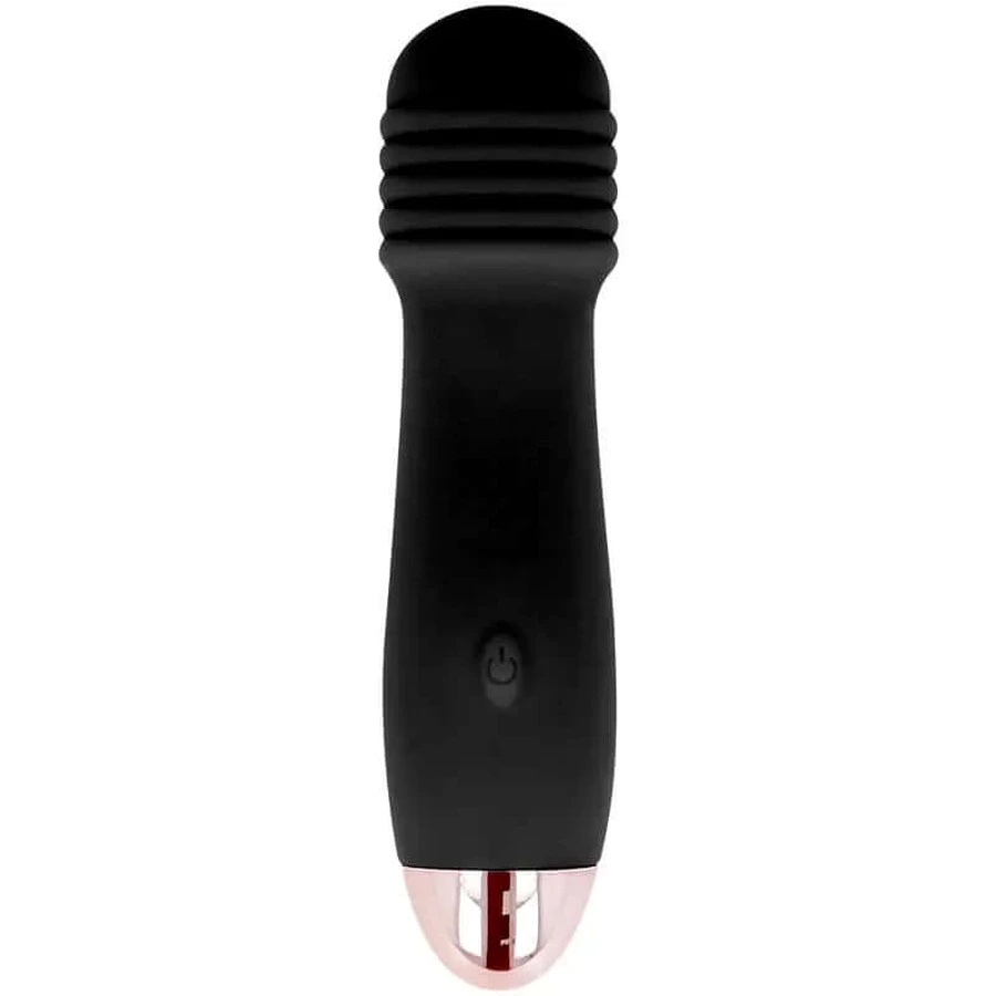 Dolce Vita Vibrator reîncărcabil trei negru 7 viteze