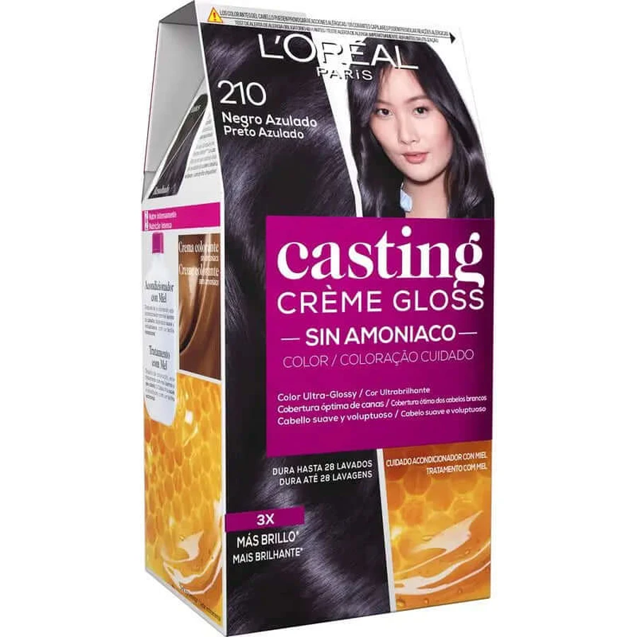 L'Oréal Paris Casting Creme Gloss Farbe Bad Glanz 210 Blau Schwarz