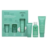Apivita Just Bee Clear + Reinigungsgel 15Ml + Reinigungslotion 50Ml