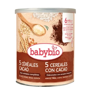 Babybio 5 Céréales avec Cacao, 220 grammes