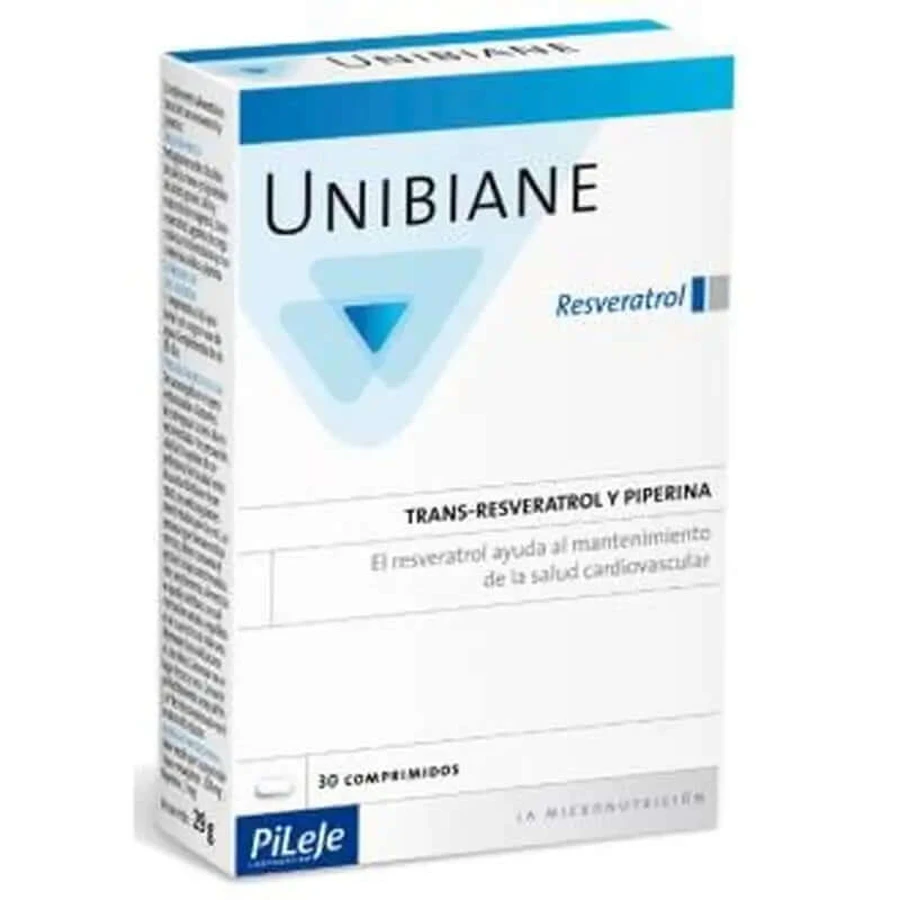 Pileje Unibiane Resveratrol 30Cap