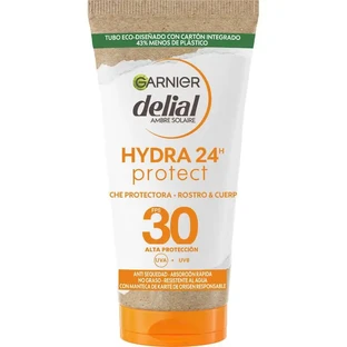 Garnier Delial Delial Schutzmilch Spf 30 Hydra 24 Protect, wasserabweisende und feuchtigkeitsspendende Formel mit Shea Butter