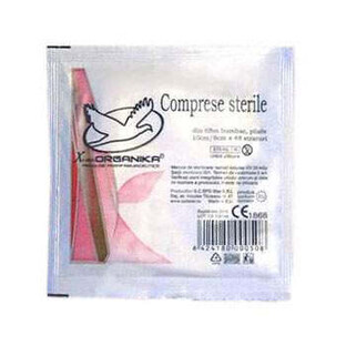 Sterile X-Med Organika pads, 10x8 cm, 48 layers, Spd Star