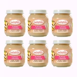 Babybio Banane und Apfel, Packung 6 x 130 g