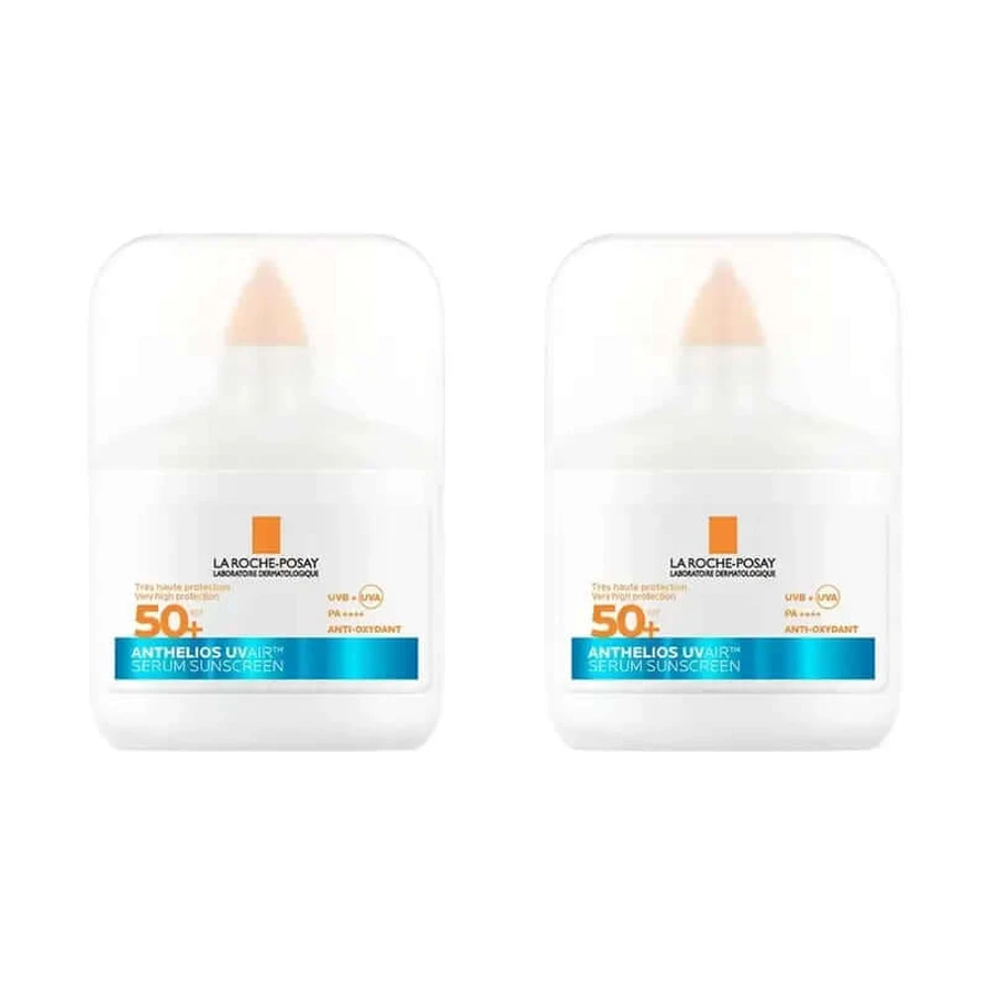 La Roche Posay Anthelios Uvair Serum Solar Spf50+ , 2X50 Ml