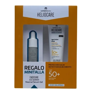 Heliocare Heliocare Pack 360 Age Active Fluid 50Ml+ Minitalla Age Barrier 10 Ml