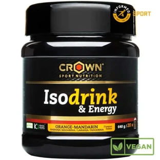 Crown Sportvoeding Isodrink & Energy Sinaasappel , 640 g / 20 shots 400 ml