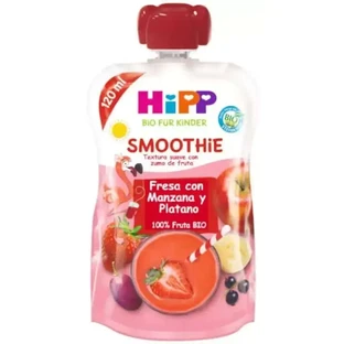 Hipp Strawberry Apple & Banana Smoothie Bio, 120 ml