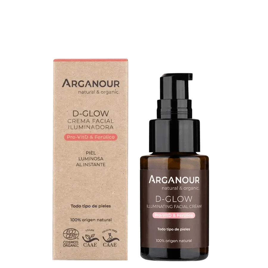 Arganour D-Glow - Crema viso illuminante, 30 Ml