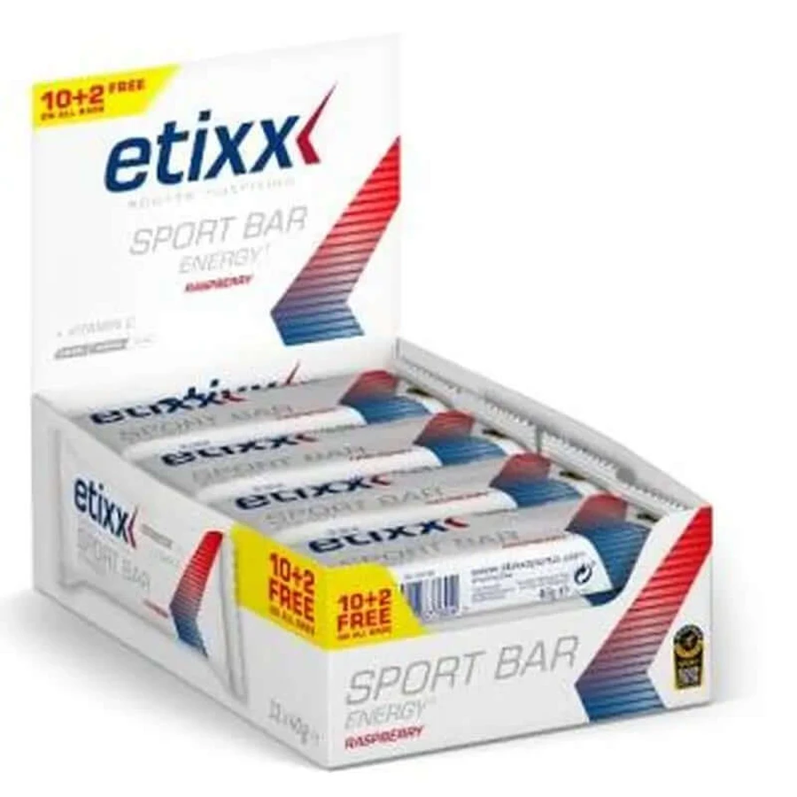 Etixx Energy Sport Barritas Frutos Rojos 12Uds