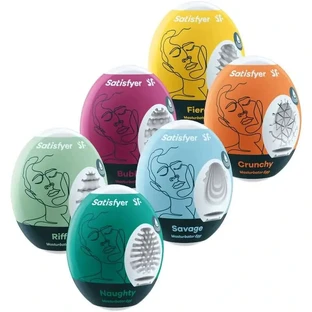 Satisfyer Masturbator-Eier, 6 Stück