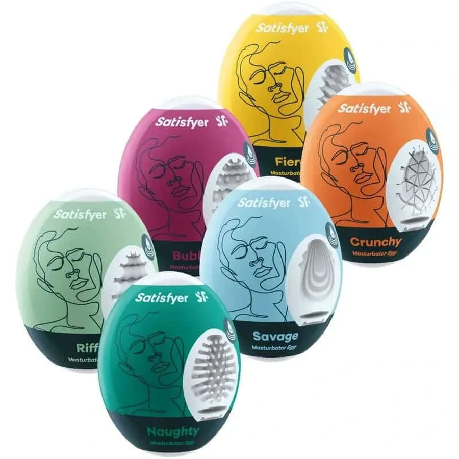 Satisfyer Masturbator-Eier, 6 Stück