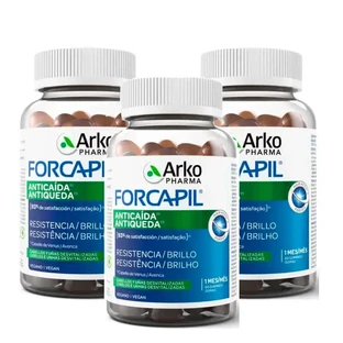 Arkopharma Forcapil Anti-Chute, Pack 3 x 60 bonbons gélifiés