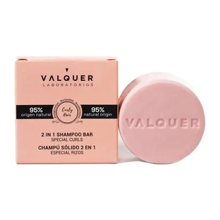 Valquer Hair Care Solid Shampoo 2 In 1 Special Curls 70 G, 70 gr