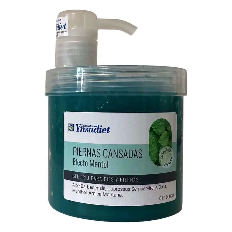 Ynsadiet Gel Piernas Cansadas Efecto Menthol 500Ml