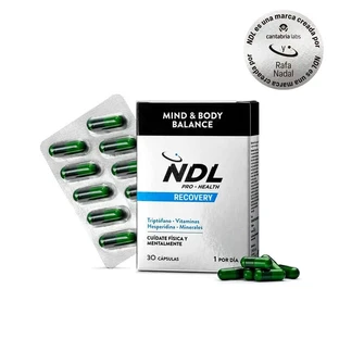 NDL Pro-Health Mind & Body Balance, Tryptofaan met Magnesium en Vitamine B6, 30 Capsules